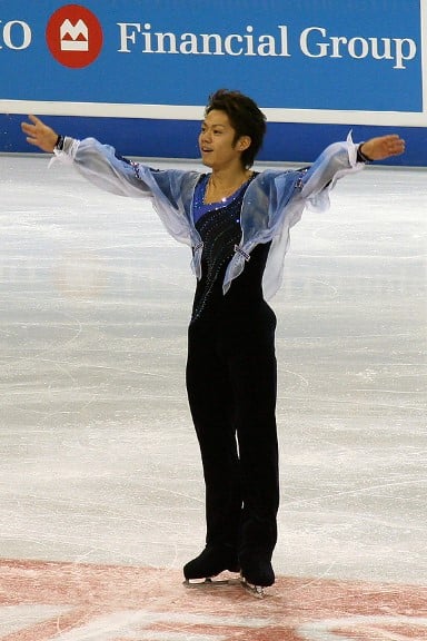 Which year did Daisuke Takahashi become a World champion in singles skating?