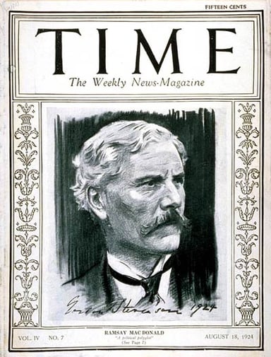 Which award did Ramsay MacDonald receive in 1930?