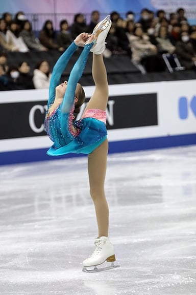 Alena Kostornaia held the record for which category in women's skating senior short program?