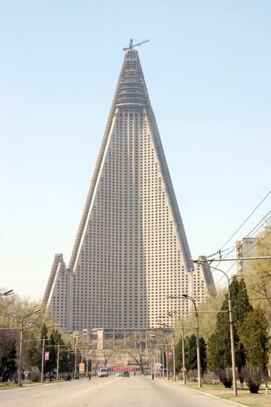 What was the planned opening year for the Ryugyong Hotel?