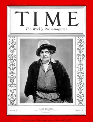 What was Marie Dressler's profession before she became a film star?