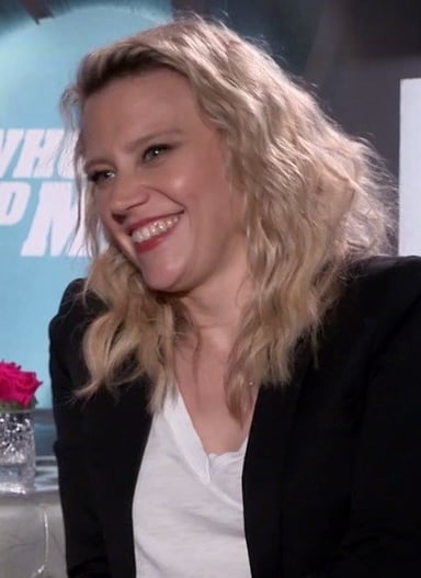 Which film featured Kate McKinnon in a raunchy comedy with Scarlett Johansson?
