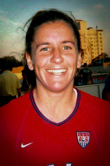 At the time of her retirement, what record did Joy Fawcett hold for the United States women's national soccer team?