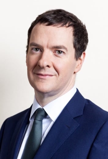 Who did George Osborne work as a speechwriter and political secretary for?