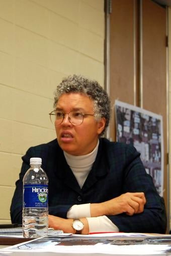 Is Toni Preckwinkle still currently serving as Cook County Board president?