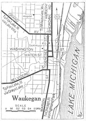 What is the nickname of Waukegan, Illinois?
