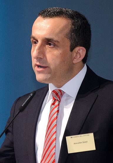 Has Amrullah Saleh received international support for his claim to the presidency?
