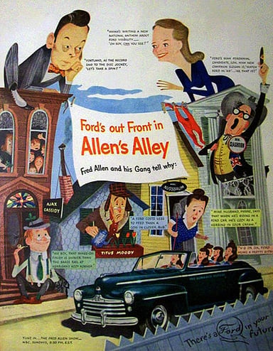 What year did Fred Allen pass away?