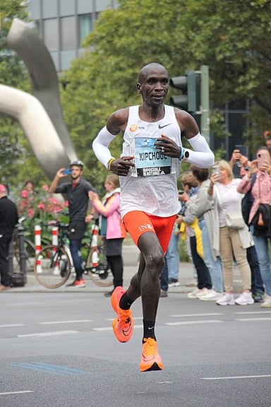 When did Kipchoge switch to road running?
