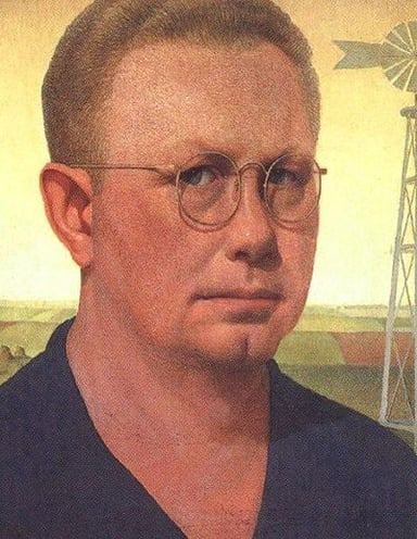 Grant Wood is associated with paintings of which region in America?