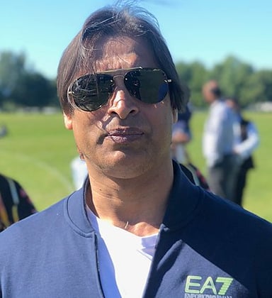 How many Test matches did Shoaib Akhtar play in his career?