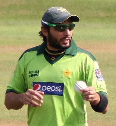 Afridi was captain in which Cricket World Cup?
