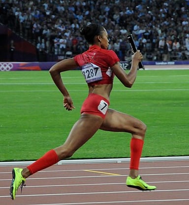 Allyson Felix broke which records with the 4×100m relay team in 2012 and 2016?