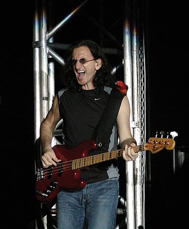 Which band is Geddy Lee best known for?