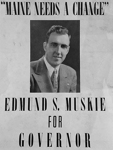 Muskie ran for vice president in which election year?