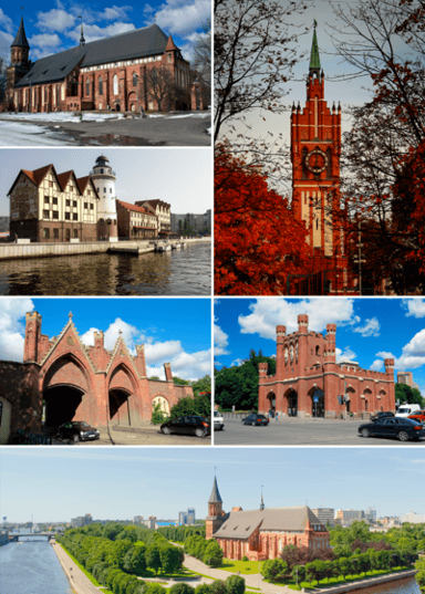 What is the name of the ancient Old Prussian settlement on which Kaliningrad was founded?