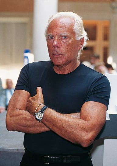 What is Giorgio Armani's estimated net worth as of 2021?