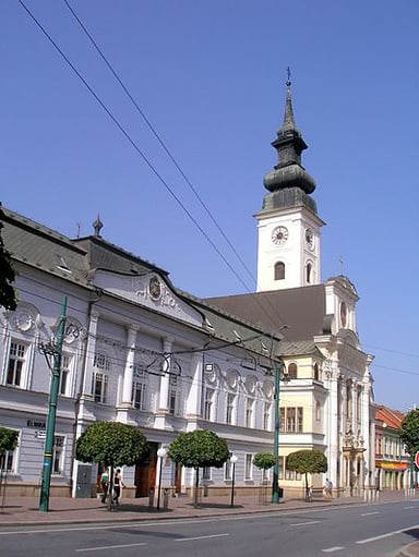 What is the name of the main square in Prešov?