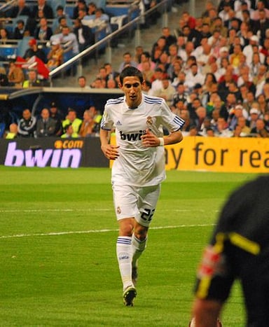 Which country did Di María score the winning goal against in the 2008 Olympic Games final?
