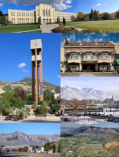 Which State University is based in Ogden?