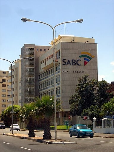 How many radio stations does SABC provide?