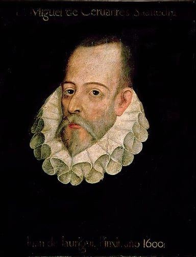 What is Miguel de Cervantes best known for?