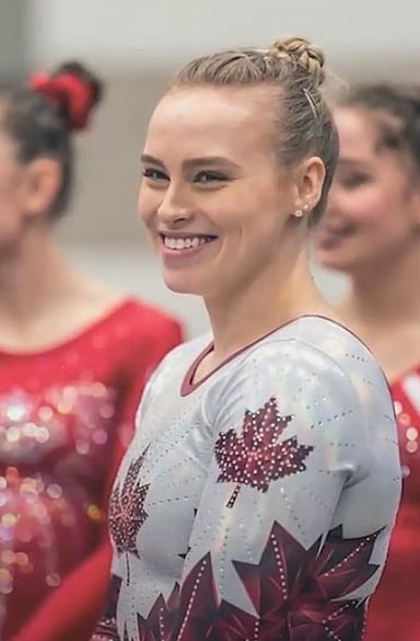 What is the record Ellie Black set for Canada at the 2020 Olympic Games on the Balance Beam?