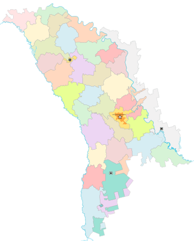 What are the timezones Moldova belongs to?