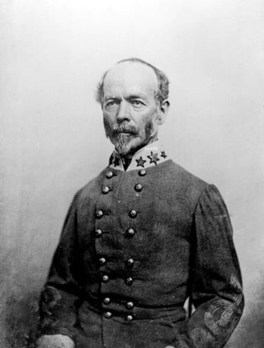 What was Johnston's highest rank in the Confederate Army?
