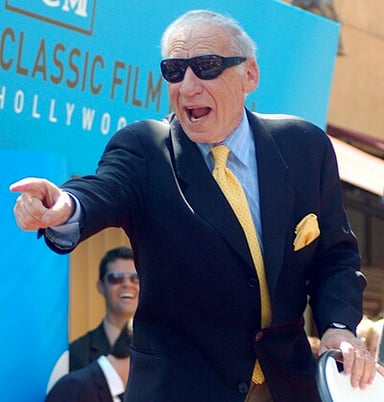 How many of Mel Brooks' films ranked in the American Film Institute's list of the top 100 comedy films of the past 100 years?
