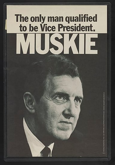 How long did Muskie serve as the United States Secretary of State?