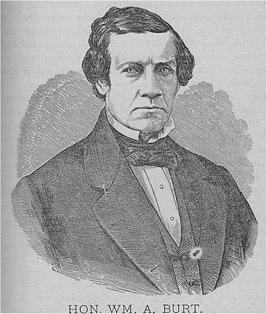 Which judiciary role did Burt have in Macomb County in 1853?