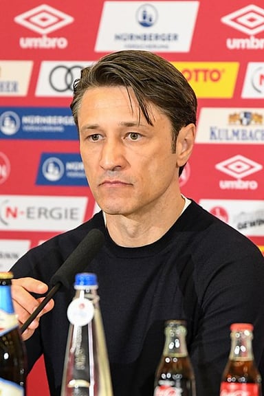 How many times did Niko Kovač win the domestic double as a manager?