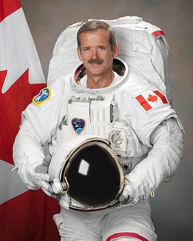 Which military college did Hadfield attend?