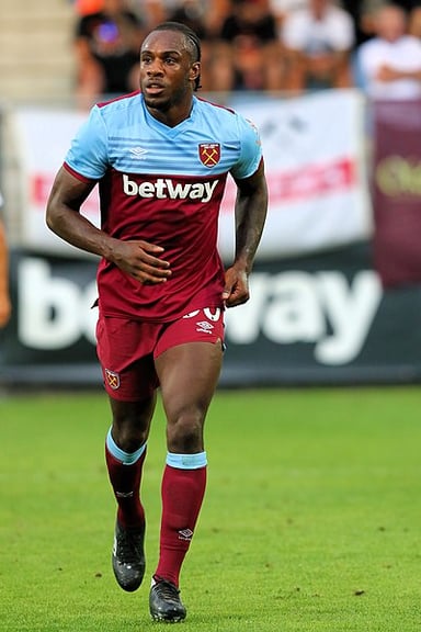 Aside from striker, in what other positions has Antonio played?