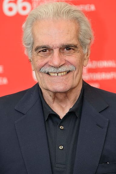How many films did Omar Sharif appear in throughout his career?