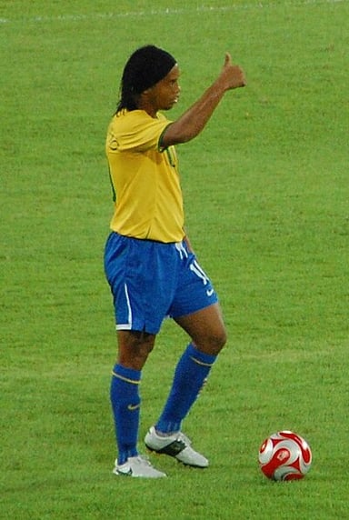 What are Ronaldinho's most famous occupations?[br](Select 2 answers)