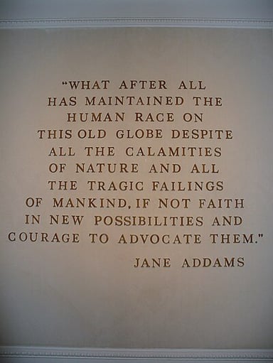 Which university awarded Jane Addams an honorary master of arts degree?