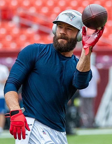 In which year did Edelman become a primary offensive starter?
