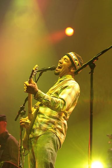 Ben Harper collaborated with who on the song "No Mercy in This Land"?