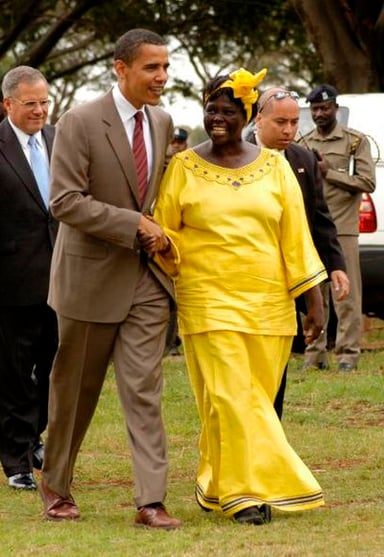 In what year was Wangari Maathai born?