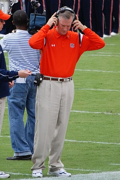 What was Tuberville's record at Auburn in 2004?