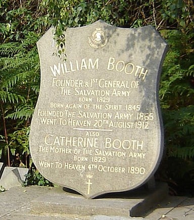 During what century did William Booth pass away?