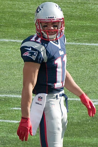 How many receiving yards did Edelman have in Super Bowl LIII?