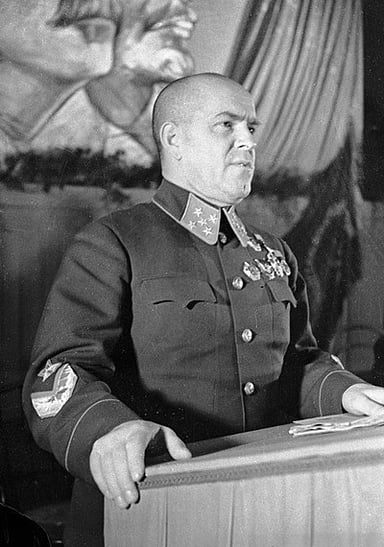 What prestigious award did Zhukov win four times?