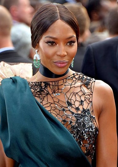 Is Naomi Campbell involved in charity work?