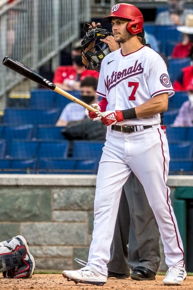 Which Major League Baseball team does Trea Turner play for now?