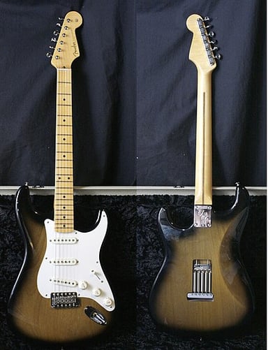 Which of these guitars does Eric often use?