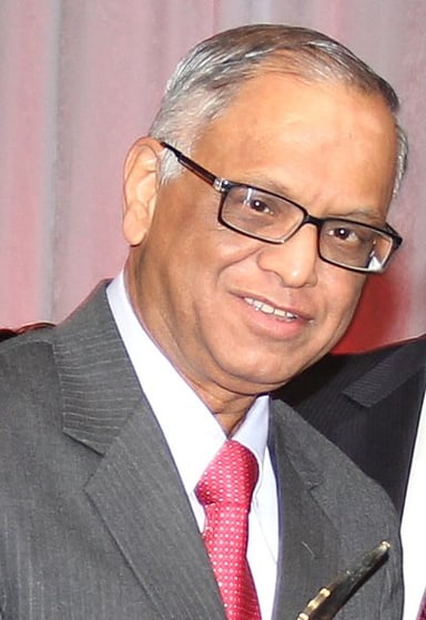 In which year did N. R. Narayana Murthy co-found Infosys?