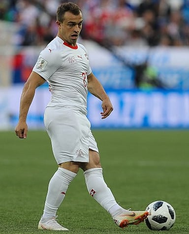In which year did Xherdan Shaqiri make his debut for the Switzerland national team?